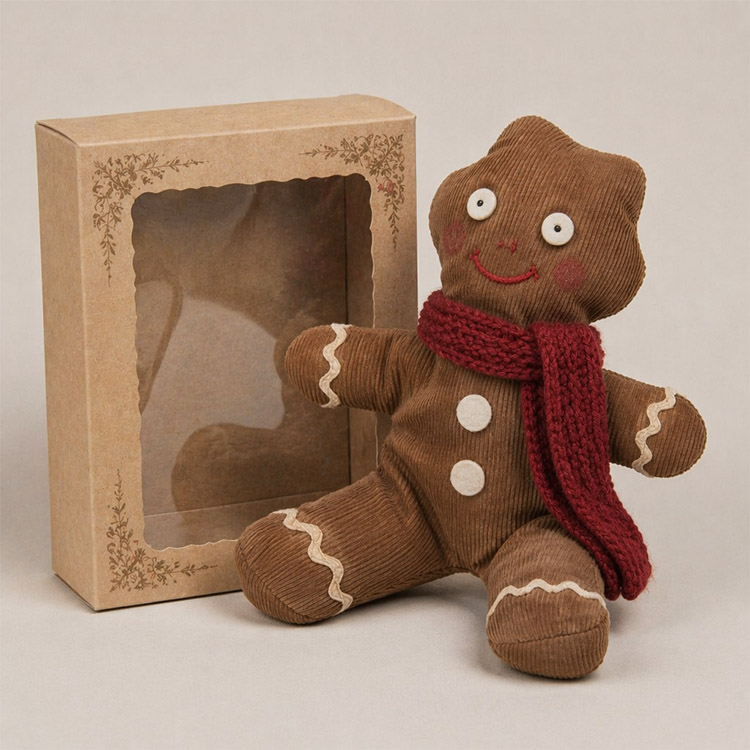 Slouchy Gingerbread Man Plush Toy discount